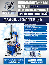 Станок шиномонтажный TS-21